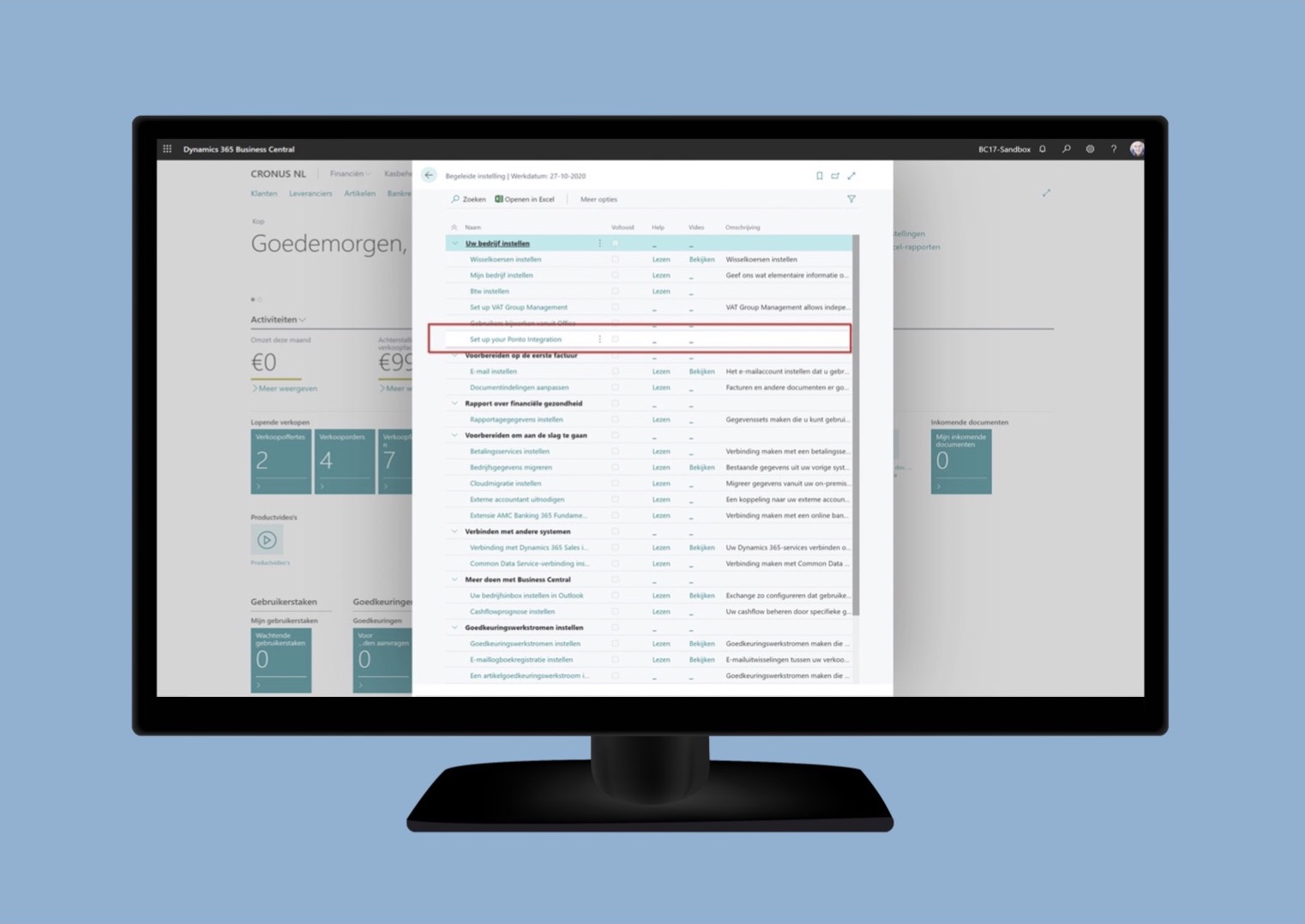 Screenshot of the Bank Connector application