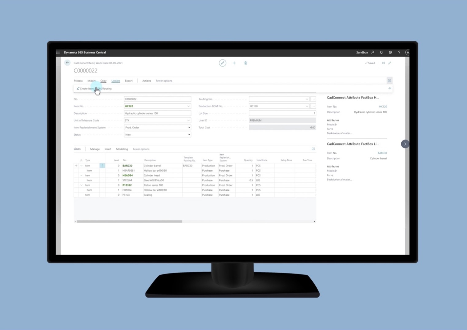 Cad Connect CadConnect 365: Connect CAD software to Business Central