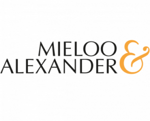 Het logo van Mieloo & Alexander