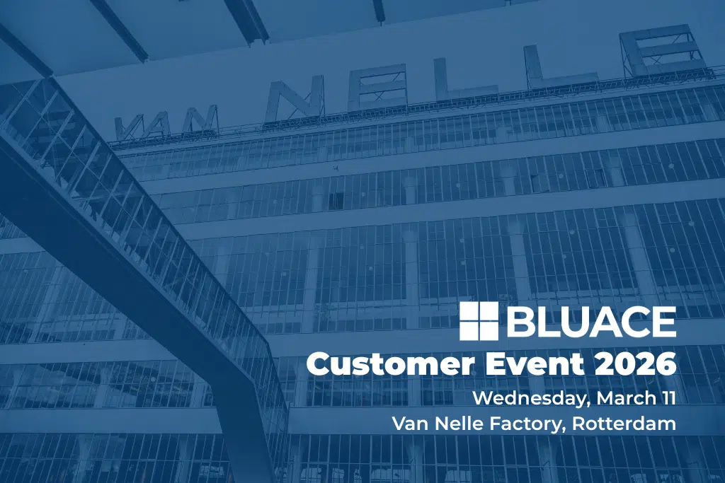 Een graphic voor het Bluace klantevenement